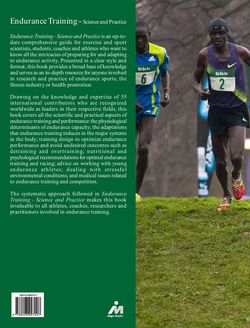 Contraportada del libro Endurance Training - Science and Practice escrito por Iigo Mujika