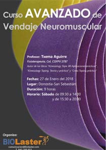 Curso Avanzado de Vendaje Neuromuscular