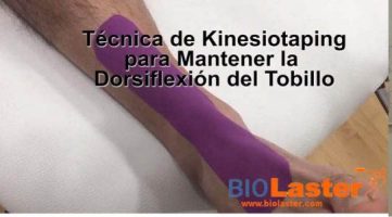 Dorsiflexión plantar con corrección mecánica