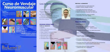 Curso de Vendaje Neuromuscular en Donostia - San Sebastian