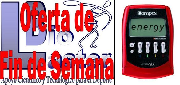 Oferta de Fin de Semana en Biolaster: Electroestimulador COMPEX Energy Mi-Ready