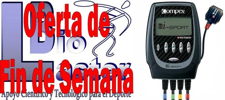 Oferta de Fin de Semana en Biolaster: Electroestimulador COMPEX Mi-Sport