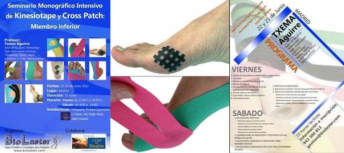 Seminario Intensivo de Kinesiotape y Cross Patch en Madrid: Miembro Inferior