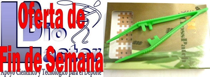 Oferta de Fin de Semana en Biolaster: Cross Patch junto con Pinzas de Plástico
