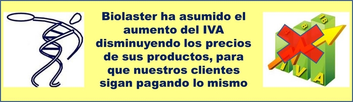 Posicionamiento de Biolaster ante la subida del IVA