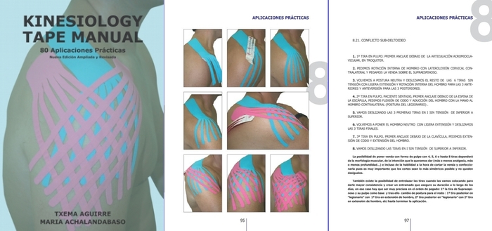 Nuevo Libro sobre Kinesiotape o Vendaje Neuromuscular: Kinesiology Tape Manual, 80 Aplicaciones Prácticas