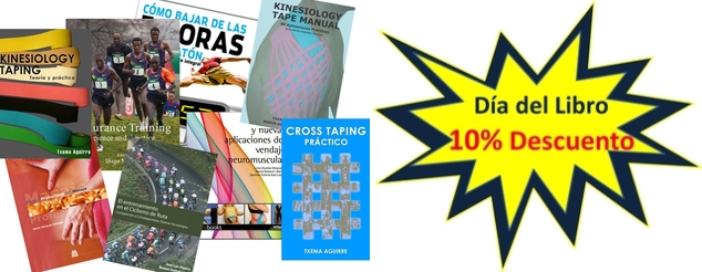 Libros relacionados con el vendaje Neuromuscular y el Entrenamiento con un 10% de descuento con motivo del Día del Libro