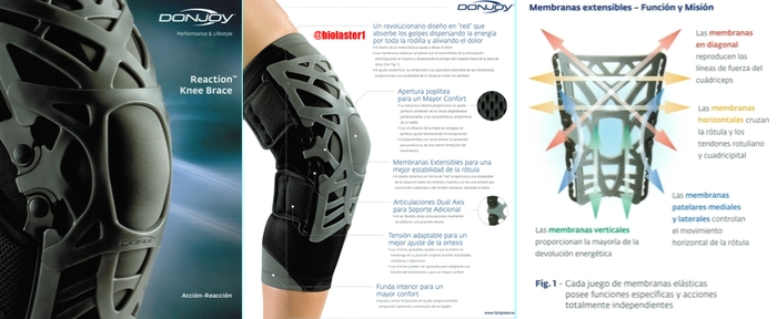 Nueva Rodillera específica para Problemas Rotulianos y Tendinosos: Reaction Knee Brace