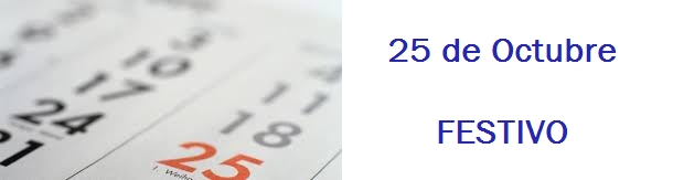 Mañana día 25 de Octubre, festivo en la Comunidad Autónoma Vasca