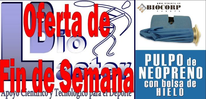 Oferta de Fin de Semana en Biolaster: Pulpo de Neopreno, con Bolsa de Hielo