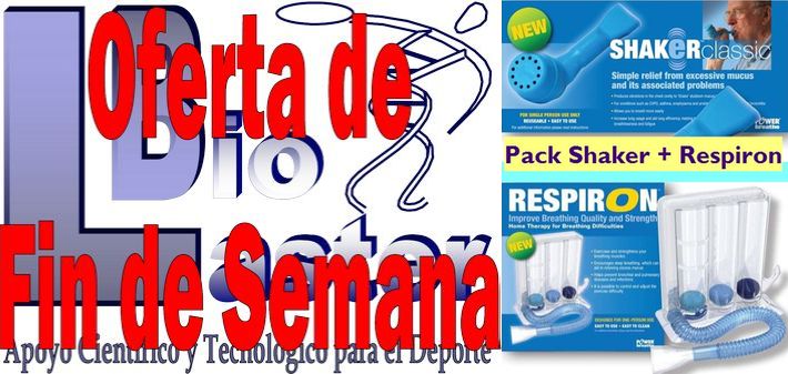 Oferta de Fin de Semana en Biolaster: Pack compuesto por el Shaker Classic + Respiron