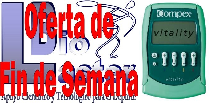 Oferta de Fin de Semana en Biolaster: Electroestimulador COMPEX Vitality