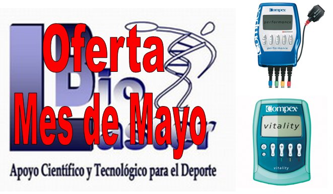 Oferta Mes de Mayo en Biolaster: Electroestimuladores COMPEX Vitality y COMPEX Mi Performance