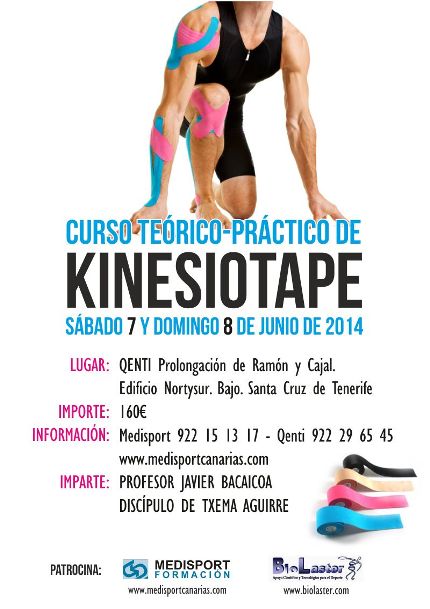 Curso de Kinesiology Tape en Santa Cruz de Tenerife
