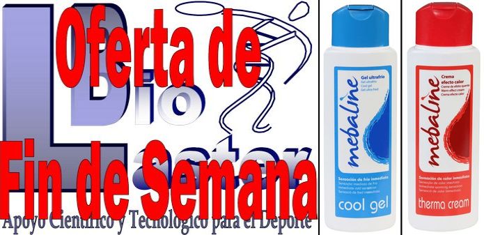 Oferta de Fin de Semana en Biolaster: Conjunto de Cremas Mebaline Cool Gel 400 y Therma Cream 400