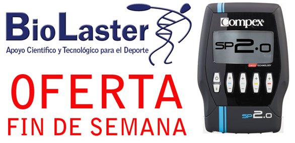 Oferta de Fin de Semana en Biolaster: Electroestimulador COMPEX SP 2.0