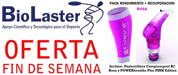 Oferta de Fin de Semana en Biolaster: Pack Rendimiento + Recuperacin con Powerbreathe y Compressport