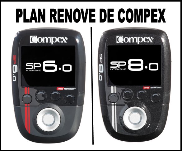 COMPEX: Plan RENOVE en los electroestimuladores inalámbricos SP 6.0 y SP 8.0.  Biolaster