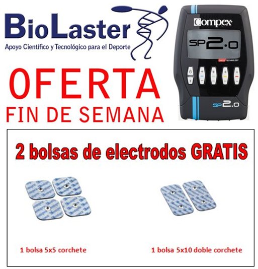 Oferta de Fin de Semana en Biolaster: Electroestimulador COMPEX SP 2.0