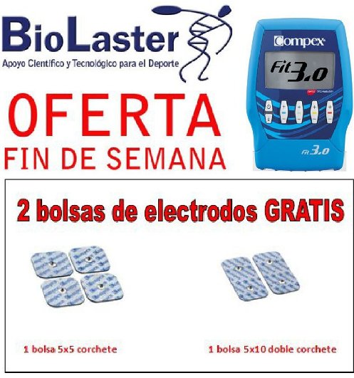 Oferta de Fin de Semana en Biolaster: Electroestimulador COMPEX FIT 3.0