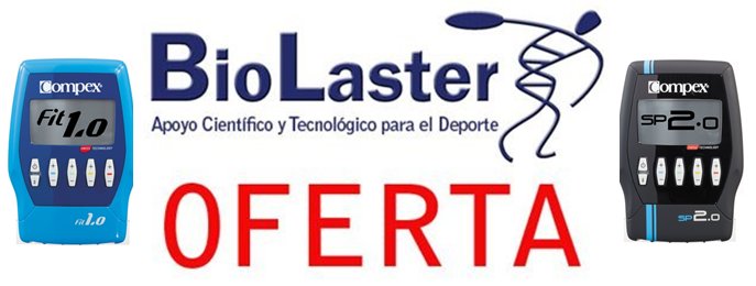 Últimos Días de La Oferta de Los Electroestimuladores COMPEX FIT 1.0 y SP 2.0 en Biolaster