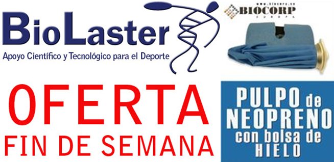 El Pulpo de Neopreno con Bolsa de Hielo, en OFERTA este Fin de Semana en Biolaster