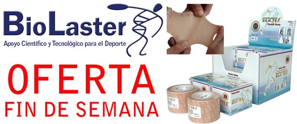 La Caja de 8 Tapes de SilkTex, Tape de Elasticidad Multidireccional, en OFERTA este Fin de Semana en Biolaster