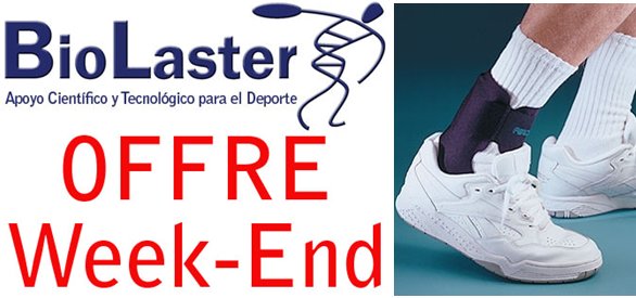 Offre Week-End chez Biolaster: Chevillière Aircast AirHeel