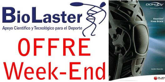 Offre de Week-end à Biolaster: Attelle Reaction Knee Brace