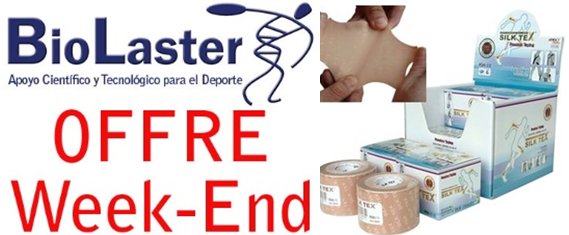 Le Boîte de 8 Bandages d'Élasticité Multidirectionnelle Silktex, en Offre en Biolaster