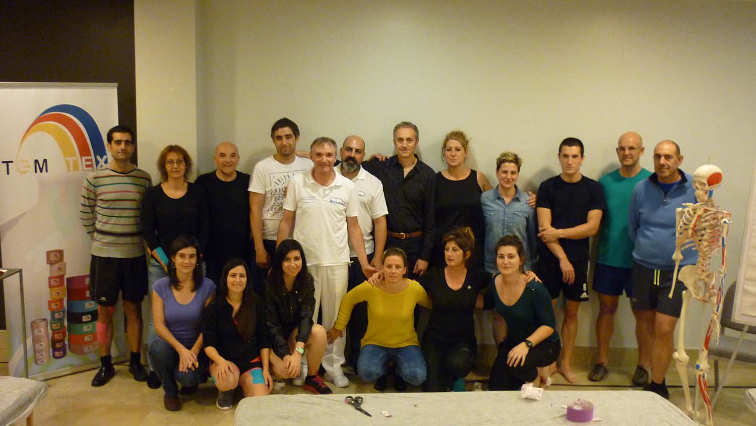 Éxito del Curso Avanzado de Kinesiotaping de Txema Aguirre