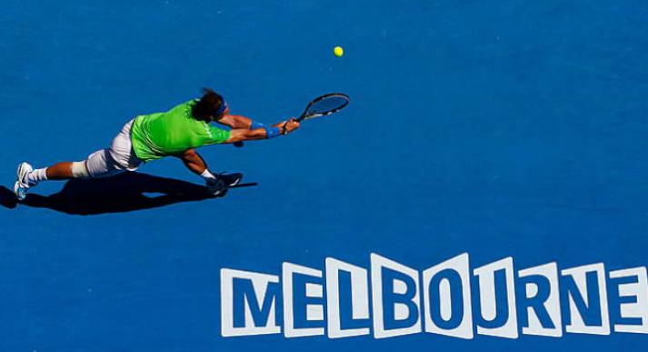 Cargas de trabajo externas durante los partidos en la primera semana de competicion en el open de Australia de Tenis