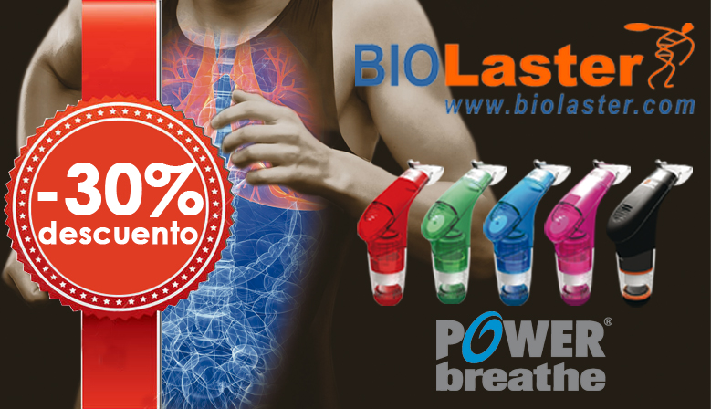 30% de descuento en toda la gama Plus de POWERbreathe