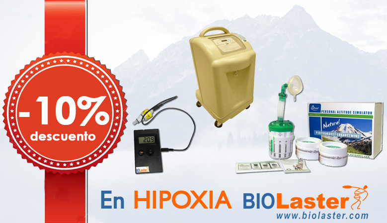 10% de descuento en los productos de Hipoxia