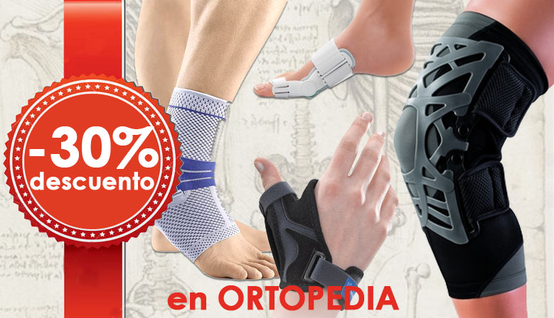 Los productos de ortopedia al 30% de descuento