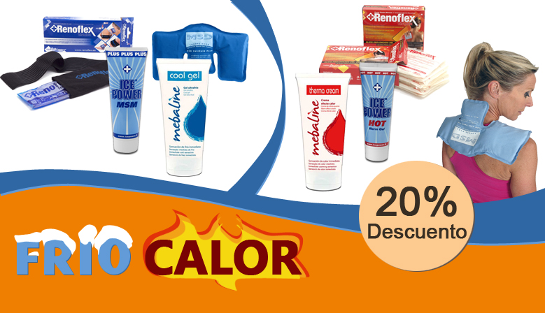 Artículos de Termoterapia: Cremas, Gel y Bolsas de Frío o Calor