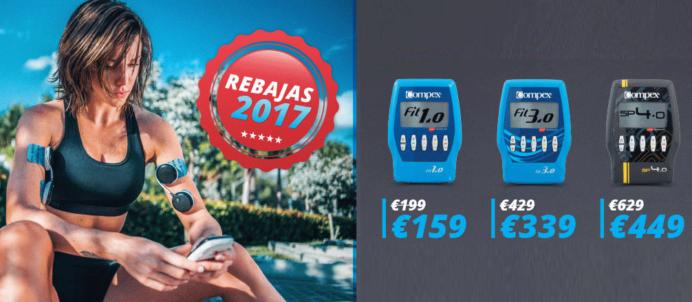 ¡Rebajas en los Productos Compex!