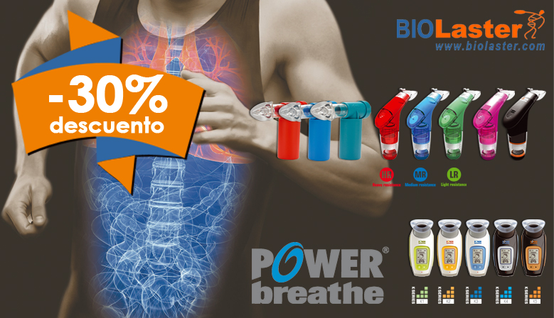 Los POWERbreathe al 30% de descuento