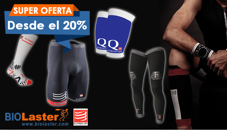 Super Oferta en TODOS los productos de Compressport!