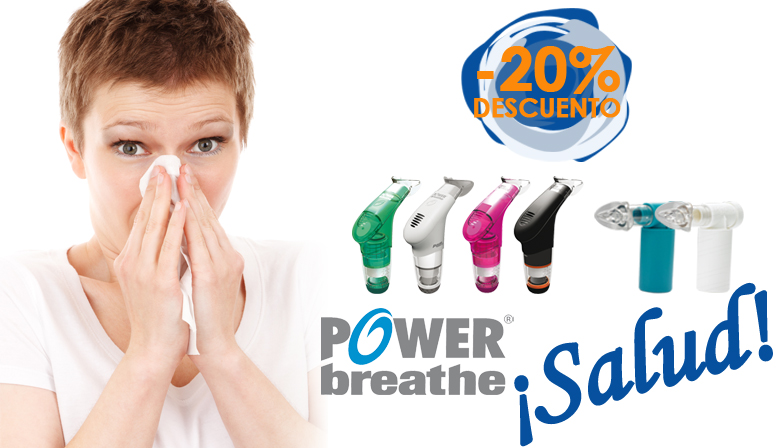 Los POWERbreathe Salud al 20% de descuento