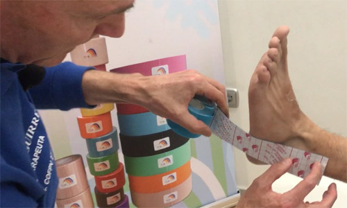 Vendaje Neuromsucular, Técnica de Ligamento para el Tobillo