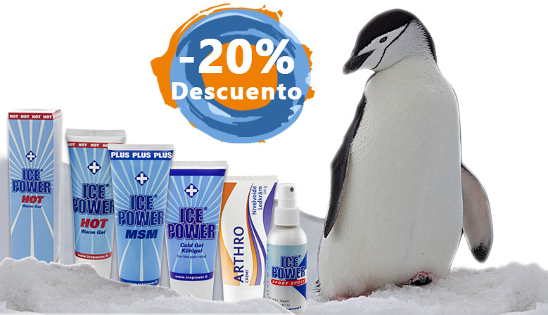 20% de descuento en los Geles Ice Power