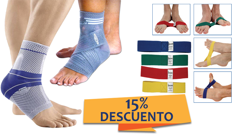 15% de Descuento en los Productos para el Tratamiento de Lesiones en el Tobillo