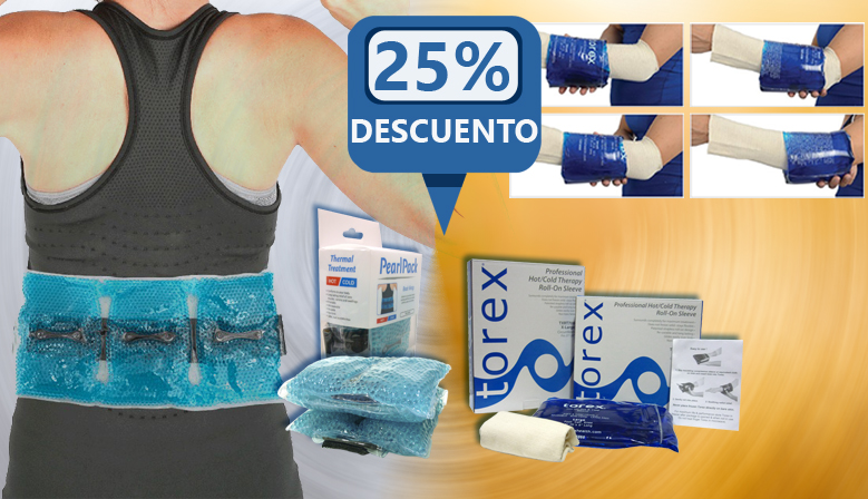 Envoltura Lumbar Perlas y Gel Torex de MVS: fro y calor perfectamente adaptado al cuerpo