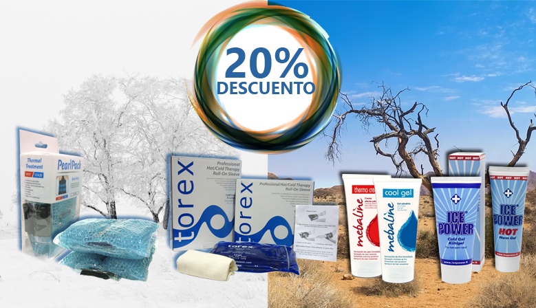 Todos los productos de Termoterapia y Crioterapia al 20% de descuento