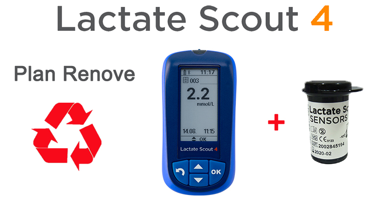 Quieres tener el analizador de lactato ms moderno del mercado? Lactate Scout 4, Plan Renove!