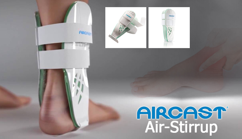 Firme estabilización del tobillo con la Férula Air Stirrup II