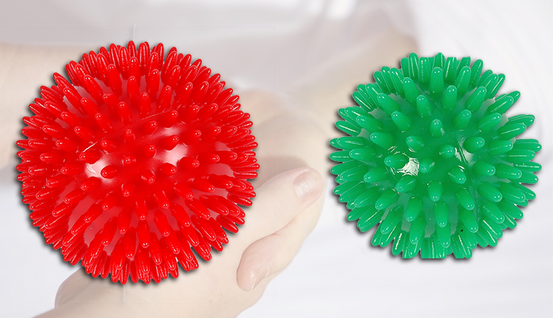Pelotas de Masaje MVS: masaje profundo con “púas de goma”