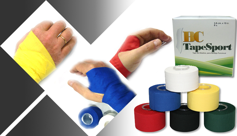 Tape color para aplicaciones terapéuticas