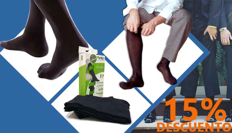 Calcetín Ejecutivo de Descanso de Compresión Suave en Oferta